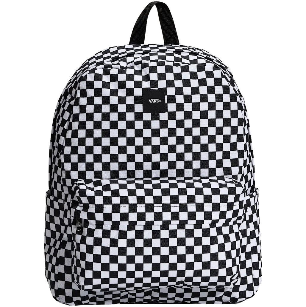 2026 Vans Old Skool Check Backpack VN000H4XY281 - Black / White
